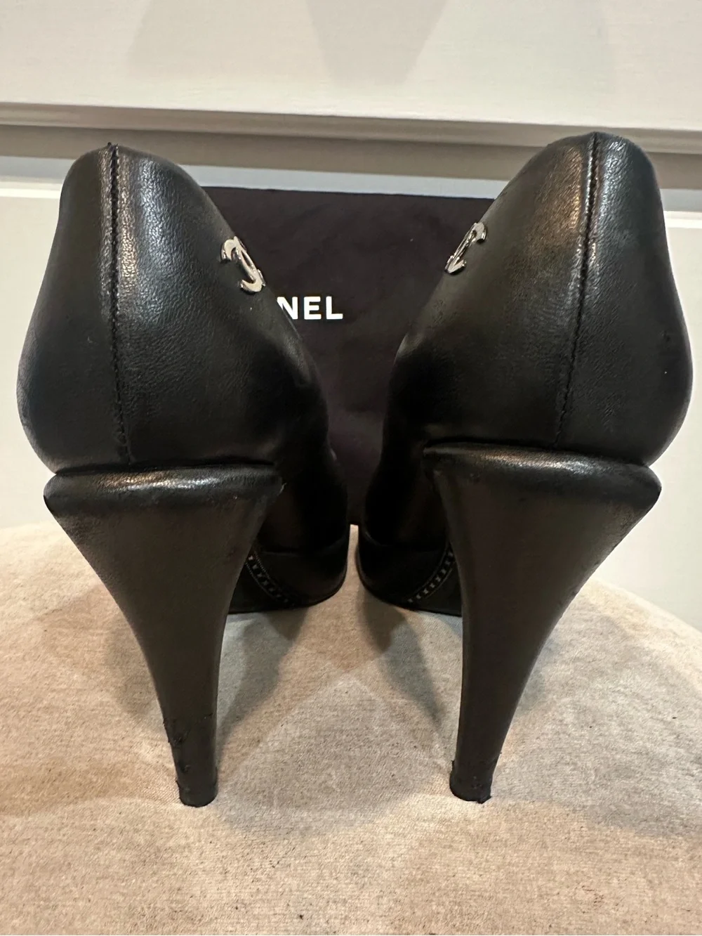 Black Platform Stiletto Pumps - Classic Women's Heels